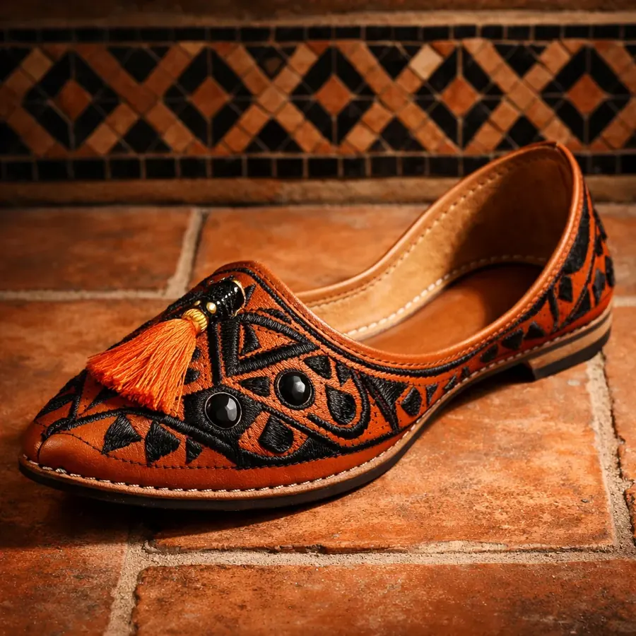 Khussa Terracota Dorada 2