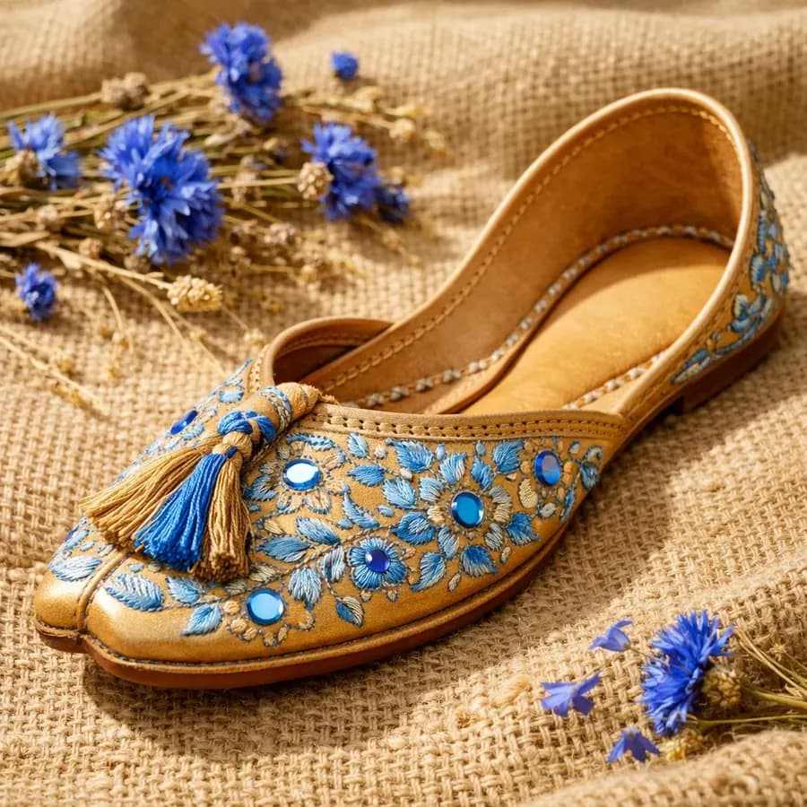 Khussa Ámbar y Marrón 3