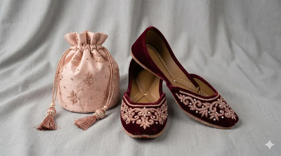 Khussa Burdeos Brocado 3