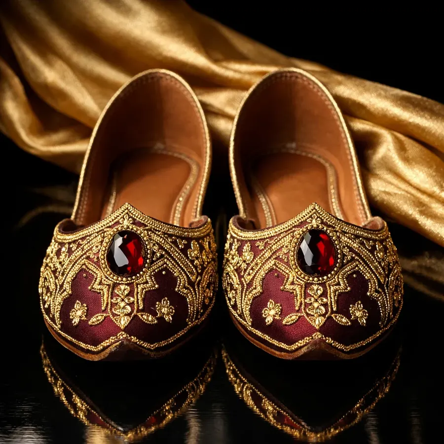 Khussa Burdeos Brocado 2